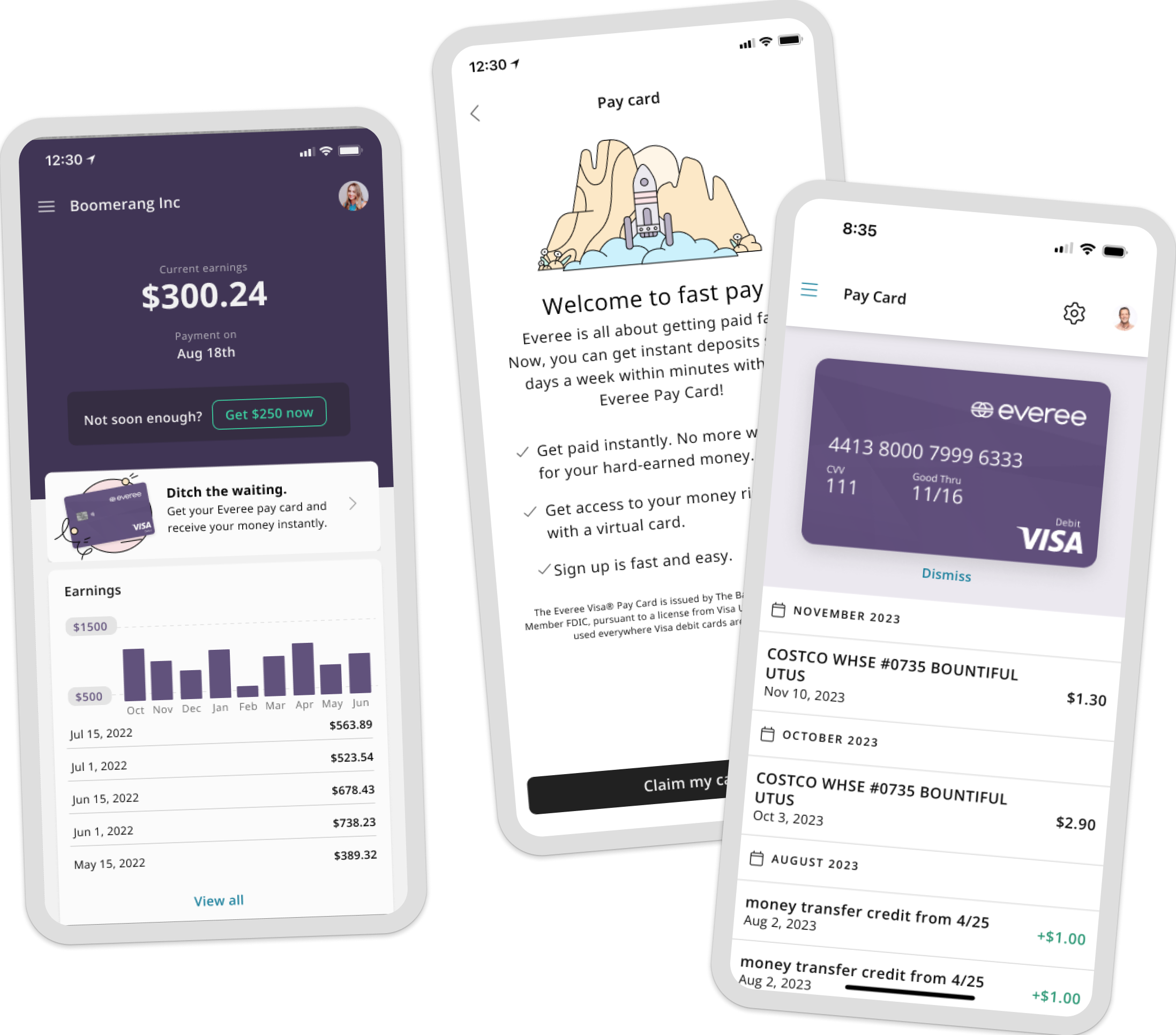 Pay Card Mobile App