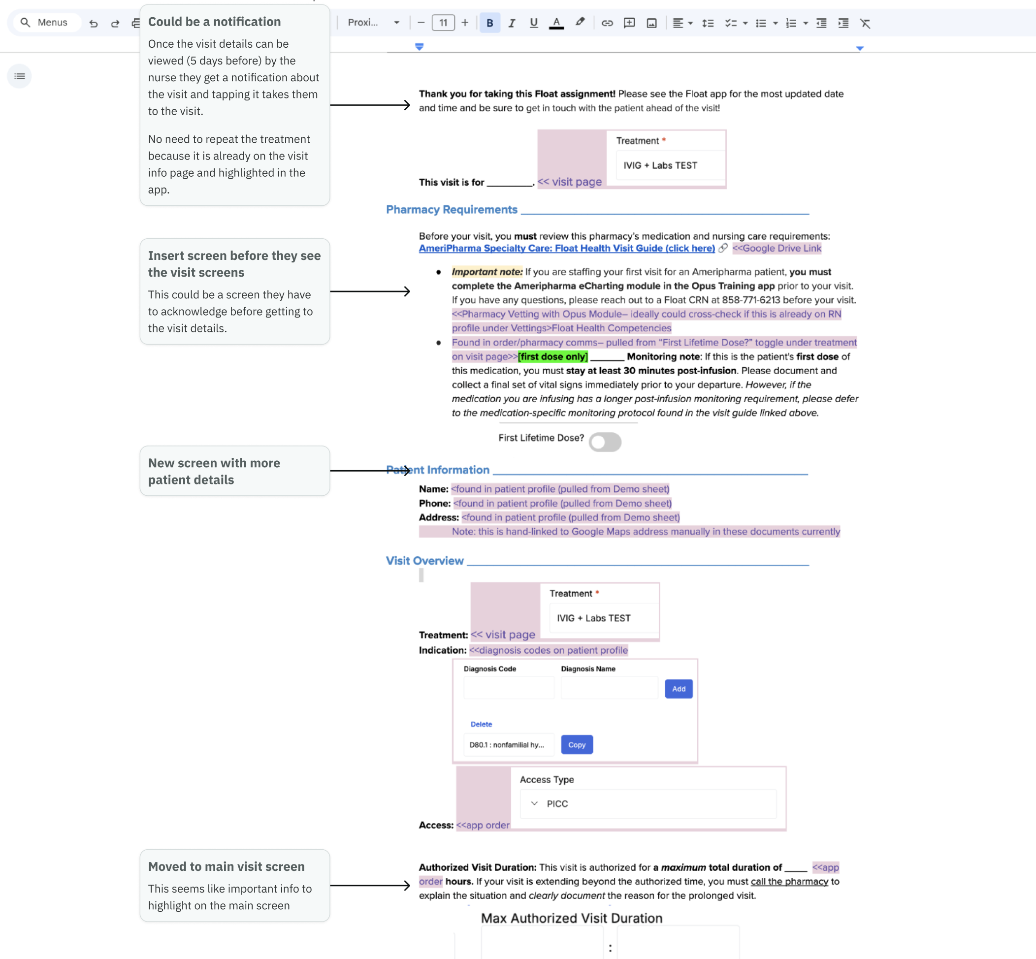 research insights from nurse interviews.