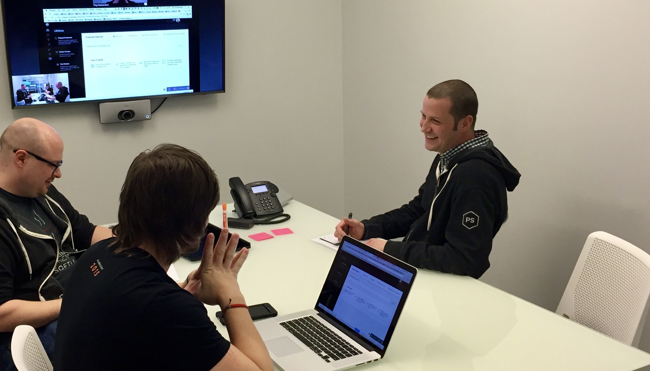 Tony Naccarato conducting a user testing session.
